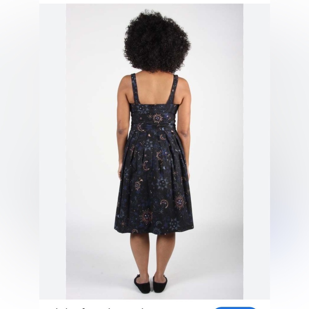 Modcloth Retrolicious Celestial Hello Moon Midi D… - image 3